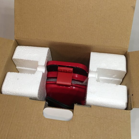 Mini Donut Maker Non Stick Red Bella Cucina Original Box Recipes NEW open box - Picture 4 of 12